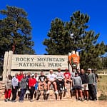 group hike to Rocky Mountain National Park