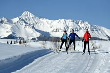 people cross country skiing in Telluride Colorado
