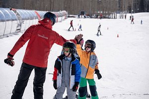 Kids learning to ski in Telluride Colorado