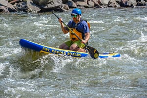 SUP on a Colorado river