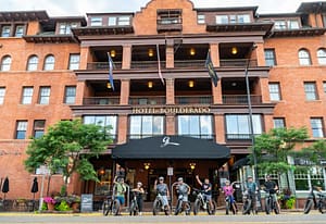 Ride Colorado E Bike Tours at the Hotel Boulderado