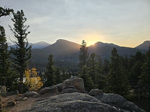 Lili Lake at sunset