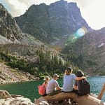 summer hike to emerald lake