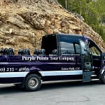 Purple Points Tour Company open air van