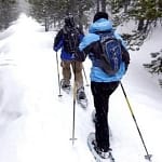 snowshoeing