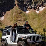 jeep in the mountains of Estes Park