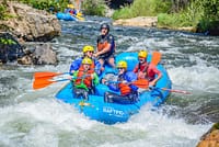 Beginner run on clear creek with Colorado Rafting Company