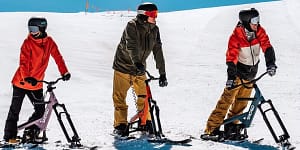 ski biking