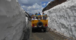 Top of Pass on a Jeep Tour