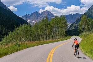 Cycling is one of the many summer activities in Aspen Colorado