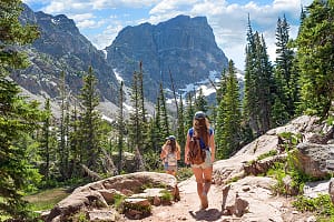Hiking in Rocky Mountain National Park