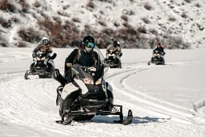 Snowmobile tours in steamboat springs