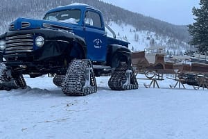 monster truck sleigh ride