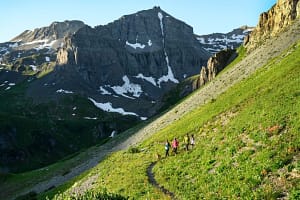Hikers in Telluride Colorado