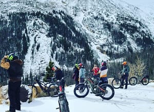 Ebike on Old Fall River Road