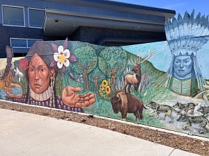 wall mural in Boulder Colorado