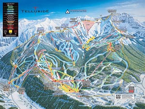 Telluride Ski Resort Trail Map